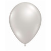 Metallic Pearl 28cm Balloons White Image